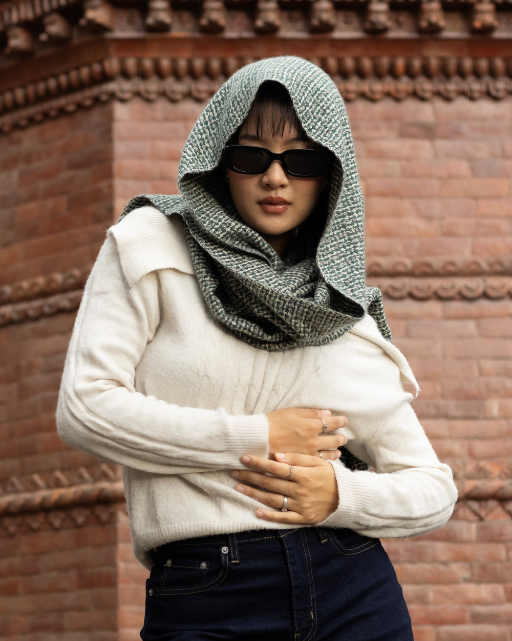 Loomed Texture Scarf